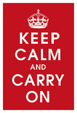 Keep Calm (Red) Obrazy