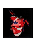 Self-Portrait, c.1986 (red, white and blue camo) Affiche par Andy Warhol