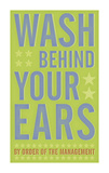 Wash Behind Your Ears Impressão giclée por John Golden
