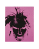 Self-Portrait, c.1986 (Black Andy on Pink) Plakater af Andy Warhol Self-Portrait, c.1986 (Black Andy on Pink) Plakater af Andy Warhol