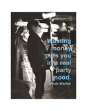 Wasting money Affiches par Billy Name