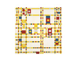 Broadway Boogie Woogie Prints by Piet Mondrian