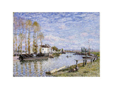 The Loing at Saint-Mammes Poster von Alfred Sisley