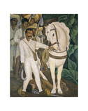 Agrarian Leader Zapata Kunstdrucke von Diego Rivera