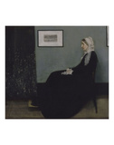 Portrait of the Artist's Mother Art by James Abbott McNeill Whistler