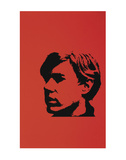 Andy Warhol - Self-Portrait, c.1967 (Black Andy on Red) Umění