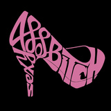 Sexy Bitch (on black) Print