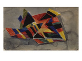 Angular Forms; Winklige Formen reproduction procédé giclée par August Macke