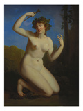 A Bacchante Giclee Print by Jacques Antoine Vallin