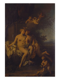 Cupid and Psyche reproduction procédé giclée par Jacopo Amigoni