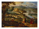Noas ark Giclee-trykk av Lazarus van der Borcht (Attr to)