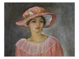 The Pink Hat; Le Chapeau Rose Giclee Print by Henri Lebasque
