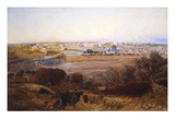 Jerusalem from the Mount of Olives Giclee Print by Gustav Bauernfeind
