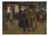 Frederiksborggade, Copenhagen Giclee Print by Erik Henningsen