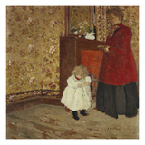 Mother and Child; Mere Et Enfant Giclée-Druck von Edouard Vuillard
