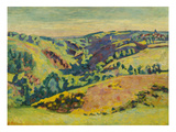 On the Hills of the Sedelle; Sur Les Hauteurs De La Sedelle reproduction procédé giclée par Armand Guillaumin