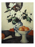 Roses blanches reproduction procédé giclée par Samuel John Peploe
