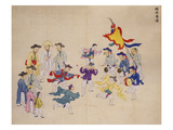 Entertainers Dancing Giclee Print by Kim Junkeun