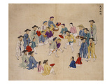 Wrestling Giclee Print by Kim Junkeun