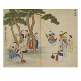 Swing Giclee Print by Kim Junkeun