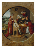 Cutting the Stone, or the Cure of Folly Giclée-Druck von Hieronymous Bosch (Studio of)