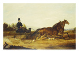 A Gentleman Out Driving Giclée-Druck von Thomas Jefferson Scott