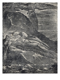 Albion on the Rock, from Milton Giclee Print by William Blake