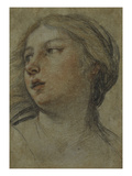 The Head of a Woman Turned to the Left reproduction procédé giclée par Francesco Albani