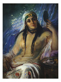 The Odalisque Giclee Print by Anna Maria Elisabeth Jerichau-baumann