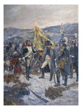 Napoleon Conferring the Legion D'Honneur on a Russian General, 1804 Giclee Print by Richard Caton Woodville