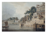 Dasasvamedha Ghat, Benares (Varanasi), Uttar Pradesh Giclee Print by Thomas & William Daniell