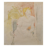 Julie Seated; Julie Assise Giclee Print by Berthe Morisot