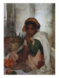 The Orange Seller Giclee Print by Felix-Auguste Clement (Circle of)