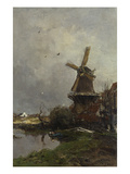 Molen Giclee Print by Jacob Henricus Maris