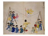 Acrobats on a Tightrope Reproduction procédé giclée par Kim Junkeun