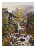 The Old Water-Mill Giclee Print by James Duffield Harding