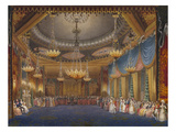 The Music Room. from 'The Royal Pavilion at Brighton' Lámina giclée por John Nash