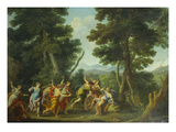 The Death of Orpheus Giclee Print by Jan Frans and Filippo van Bloemen and Lauri
