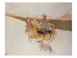 A Country Party or the English Cart; Partie De Campagne Ou La Charrette Anglais Giclée-Druck von Henri de Toulouse-Lautrec