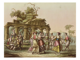 The Dances of Greece; Le Danze Dei Greci Giclee Print by Robustiano Gironi