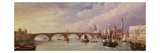 The New London Bridge with the Approach to Billingsgate Market Giclee-trykk av Thomas Mann Baynes