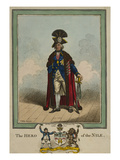 The Hero of the Nile Giclee Print by James Gilray