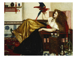 The Lady of the Tootni-Nameh; or the Legend of the Parrot Giclee Print by Valentine Cameron Prinsep