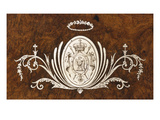 An Empire Gilt and White-Metal-Inlaid Amboyna Necessaire Dentaire, Detail, Inlaid with Lyre,… Giclee-trykk av Martin-Guillaume Biennais (Attr to) An Empire Gilt and White-Metal-Inlaid Amboyna Necessaire Dentaire, Detail, Inlaid with Lyre,… Giclee-trykk av Martin-Guillaume Biennais (Attr to)