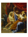 Tarquin and Lucretia Impressão giclée por Simon Vouet (Circle of)