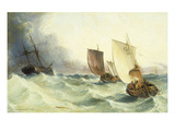 A Race for the Derelict Giclee Print by Arthur J. Meadows