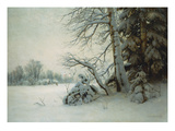 Winter Morning Giclee Print by Gavriil Pavlovich Kondratenko