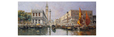The Piazzetta from the Lagoon, Venice Giclee Print by Antonio Reyna Manescau