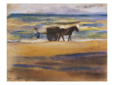 Muschelsucher Am Strand Reproduction procédé giclée par Max Liebermann