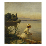 Near Leoni, by Starnberger See Reproduction procédé giclée par Anders Andersen-Lundby